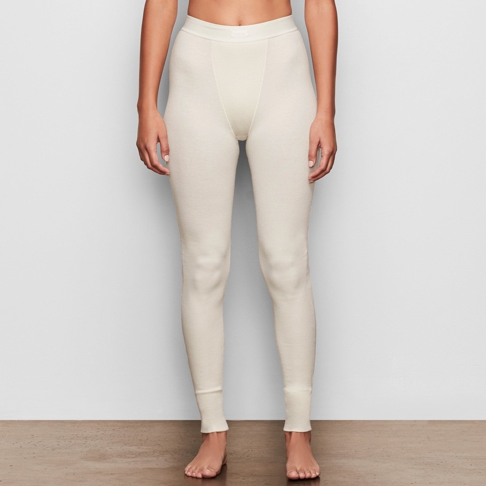Skims Cotton Ribbed Leggings